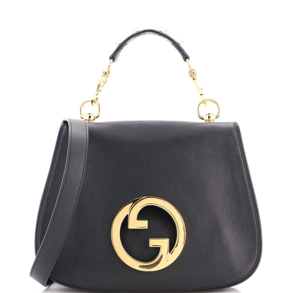 Gucci Medium Blondie NM Handle Bag Leather